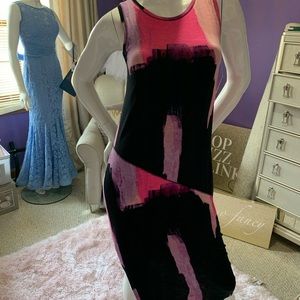 Rachel Roy Cosmic pink asymmetrical dress